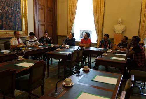 Visite du parlement fédéral