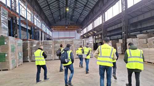 Visite l’entreprise Paille-Tech à Franière