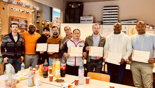 Une belle fin de formation pour nos installateurs électriciens résidentiels !
