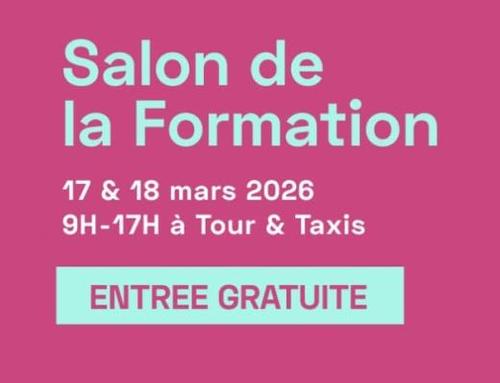 Rejoins-nous au Salon de la Formation ces 17 et 18 mars à Tour & Taxis. l’entrée est gratuite&nbsp;!